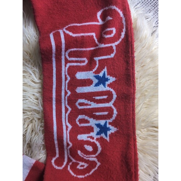 FOCO Philadelphia Phillies 2012 Team Stripe Scarf Collective Winter Hockey Scarf - Picture 8 of 9